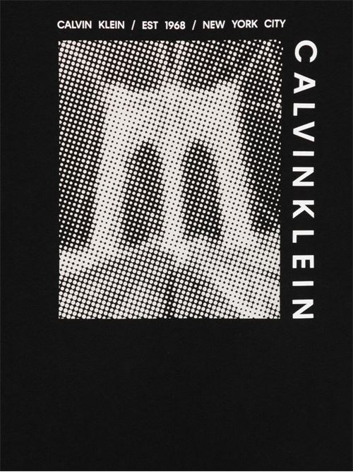 T-shirt bambino Calvin Klein nera Calvin Klein Kids | LVCKSJA05BBEH